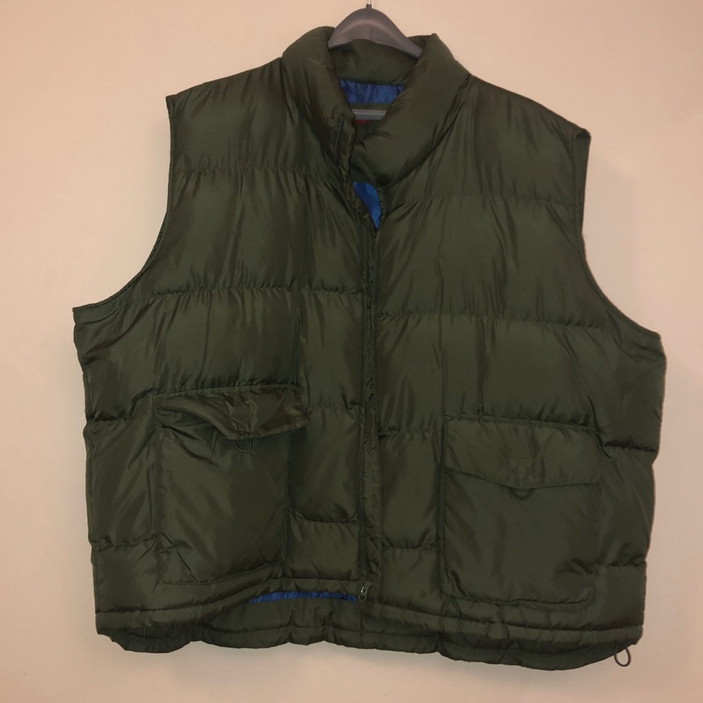 St Johns Bay Army Green Puffer Vest